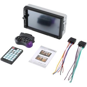7 Inch Dubbele 7018B 2 Din Auto Fm Stereo Radio MP5 Speler Touchscreen Multimedia Speler Met Richting Controle