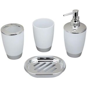 4 Stuks/set Badkamer Bad Accessoires Mondwater Cup Zeep Case Tandenborstelhouder Zeepdispenser Badkamer Set