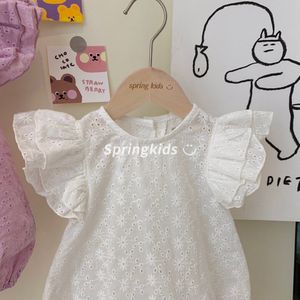 Baby Jongens Jumpsuits Rompers Voor Baby Meisjes Leuke Peuter Fly Mouw Bodysuits Outfits Pasgeboren Zomer Kleding