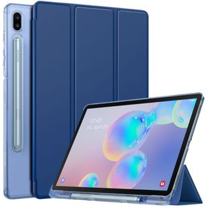 Case Voor Samsung Galaxy Tab S6 10.5 , ultra Dunne Slim Shell Trifold Stand Cover met Frosted Back met Auto Wake & Sleep