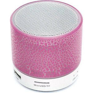 Bluetooth Speaker Mini Draadloze Speaker Subwoofer Kleurrijke Led Licht Draagbare 20W 15W 400Mah Ingebouwde Batterij plastic Full-Range