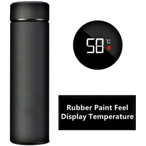 Smart Thermosfles 500Ml Thermosflessen Led Digitale Temperatuur Display Roestvrij Staal Isolatie Mokken Intelligente Thermo Kopjes