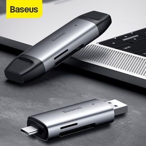 Baseus Usb 3.0 Kaartlezer Sd Micro Sd Tf Flash Card Adapter Voor Laptop Otg Type C Naar Multi Mobiele telefoon Kaartlezer Usb 3.0