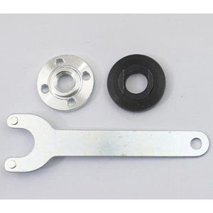Metalen Haakse Slijper Flens Steeksleutel Kit Voor Grinder Accessoires W/ Lock Moer Tool