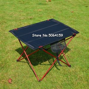 Outdoor Tafel Draagbare Opvouwbaar Opvouwbare Tafel Bureau Camping Outdoor Picknick 6061 Aluminium Ultra-light Vouwen Bureau Maat S /L