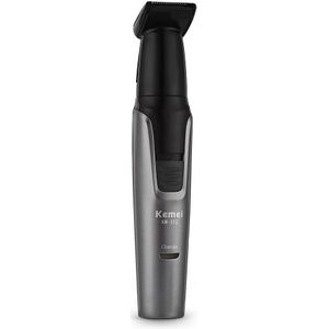 Kemei KM-312 Oplaadbare Nosetrimmer 3-In-1 Wenkbrauw Oor Bakkebaarden Tondeuse Washableremovable Head Gezichtsverzorging Haar Trimmer
