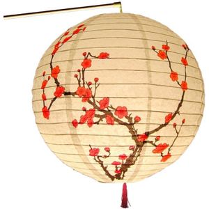 30Cm Ronde Papieren Lantaarn Lampenkap Chinese Stijl Licht Restaurant Home Decor U90A