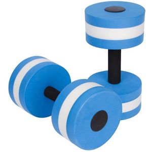 2 Pcs Aquatic Oefening Dumbells Eva Water Halters Hand Bar Voor Water Weerstand Aerobics (Blauw)