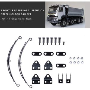Voor 1/14 Tractor Truck Voor Bladveer Schorsing Stalen Houder Bar Set