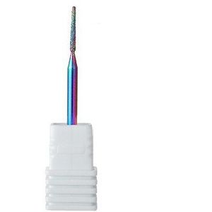9 Type Rainbow Diamond Nail Boor Frezen Nail Boren Cuticle Cutter Manicure Nagelvijlen Elektrische Frezen Burr Grinder