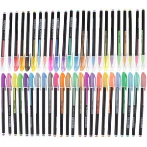 12/16/24/36/48 Kleuren Gel Pennen Set, glitter Gel Pen Voor Volwassen Studenten Kleurboeken Tijdschriften Tekening Doodling Art Markers