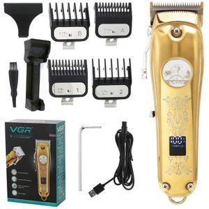 Professionele Adjuatable Tondeuse Met 2500Mah Batterij Led Kapper Salon Haar Snijmachine Tondeuse Elektrische Kapsel