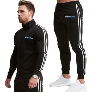 Running Trainingspakken Gym Set Mannen Trainingspak 2 Delige Set Sportkleding Joggingpakken Broek Sluiting Type Stijl Materiaal Kraag