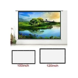 Alloyseed 60/72/84/100/120 Inch 3D Hd Projector Scherm Draagbare Wandmontage 16:9 Led Projector Screen frame Voor Home Theater