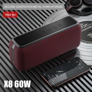 Xdobo X8 60W Bluetooth Speaker Voice Assistent Kolom Draagbare Speaker Met Diepe Bass Soundbar Subwoofer IPX5 Type-C waterdicht
