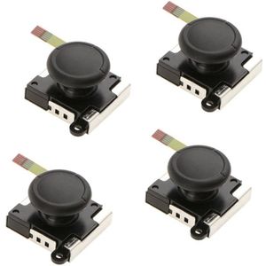 4 Stuks 3D Vervanging Links & Rechts Joystick Analoge Rocker Stok Met Cap Voor Nintendo Vreugde-Con Schakelaar Controller