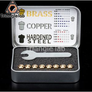 Trianglelab Top V6 Nozzles Voor 3D Printers Hotend Full Size Pack 3D Printer Nozzle Voor E3D Nozzles Titan Extruder