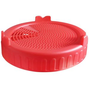 Brede Mond Plastic Mason Jar Kiemen Deksel Food Grade Mesh Spruit Cover Zaad Crop Kieming Voor Mason Jar Kieming