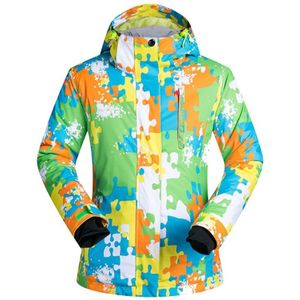 Vrouwen Ski Jas Outdoor Warm Winddicht Waterdichte Thermische Sneeuw Vrouwelijke Skiën Hooded Jas Skikleding Winter Snowboard Jas