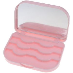 Plastic Make Valse Wimpers Reizen Wimpers Houder Geval Container Organizer Box Make-Up Cosmetische Met Spiegel