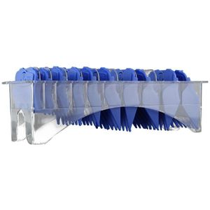 10Pcs Tondeuse Kammen Gids Kit Magnetische Plastic Haren Trimmer Limiet Opzetkammen Professionele Salon Tool