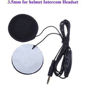 3.5Mm Helm Hoofdtelefoon Motorhelm Speaker Hoofdtelefoon Plug Volumeregeling MP3 Telefoon Muziek Voor Helm Heasets