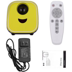 Mini Led Video Kinderen Projector Thuis Familytheater Movie Projector 480*320 Native Resolutie 50000 Uur Met Afstandsbediening