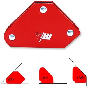 Lassen Magneet Houder Set 4 Stuks Lassen Klepstandsteller Multi Graden Solderen Locator 45/90/135 Graden