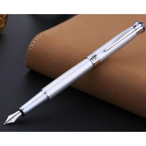 scholen kantoorbenodigdheden pen Picasso Luxe blue & silver 0.5mm nib vulpen schrijven pen