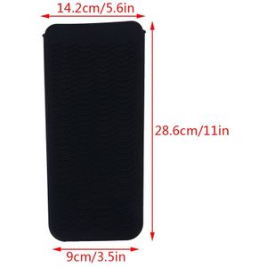 Voor Krultang Stijltang Multifunctionele Antislip Flat Iron Silicone Hittebestendige Reizen Mat Pouch Haar styling Tool