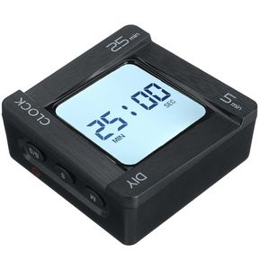 7 Kleur Digitale Lcd Wekker Flip Trillingen Herinnering Timer Snooze Countdown Kwartet Wekker Diy Time Management