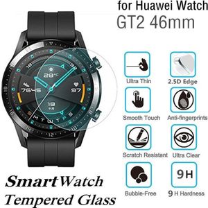 100pcs Gehard Glas voor Huawei Horloge GT 2 46mm Smart Horloge Screen Protector D38.5mm Beschermende Film