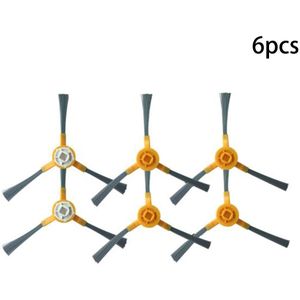 6 Stuks Side Borstels Kit Vervanging Voor Ikohs Netbot S15 Robot Stofzuiger Onderdelen Accessoires Huishoudelijke Spazzole Laterali