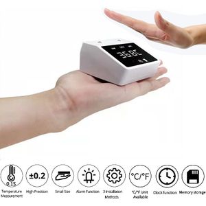 K2 Desktop Infrarood Thermometer Non-Contact Quick Meting Thermometer Nauwkeurige Kamer Temperatuurmeter Thermometer Voor Volwassenen