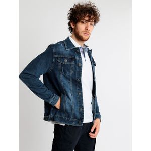 SOLADA denim jas met zakken en scheuren