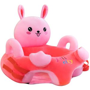 Mode Baby Sofa Seat Cover Ademend Kristal Fluwelen Baby Seat Ondersteuning Stoel Cartoon Dier Speelgoed Voor Kinderen Leren Zitten