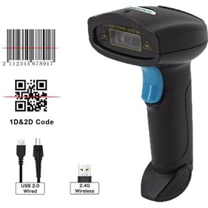 Bluetooth Barcode Scanner Draadloze 1D 2D Qr Code Reader Bluetooth Handheld Scanner Voor Inventaris Pos Terminal Bar Code Scanner