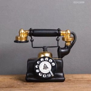 Amerikaanse Retro Telefoon Ornamenten Home Woonkamer Wijnkast Veranda Decoratie Venster TV Kast Desktop Creatieve Meubels