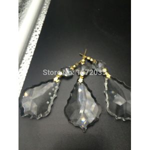 25 stks Transparante Maple K9 Kristalglas Verlichting Onderdelen Met Octagon Kralen Crystal Arts Voor Bruiloft & Woondecoratie Kroonluchter