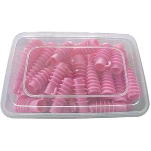 Professionele Haar Krullend Diy Styling Accessoire Salon Haar Rollen Plastic Spiraal Perm Staven 6 Maten In 30 Stuks