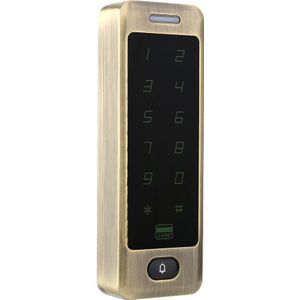 MOUNTAINONE Waterdichte Metalen Touch 8000 Gebruikers Deur RFID Toegangscontrole Toetsenbord Case Reader 125 khz EM4100 Id-kaart