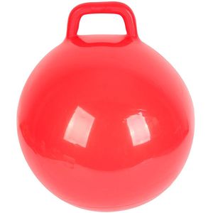 Pure Color Inflatable Bouncing Ball Kids Jumping Hop Ball Jumping Balls with Handle for Adults Children Exercise Toy