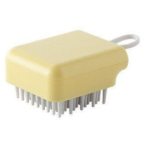 Shampoo Brush Silicone Shampoo Comb Scratcher Massage Brush Head Anti-itch Shampoo Tool