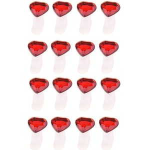 16 Stks/set Toe Silicone Separator Nail Art Diy Voet Vinger Divider Care Voetverzorging Gereedschap