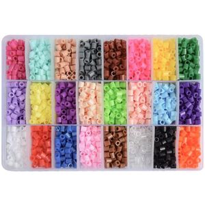 1 Set 24 Kleuren 5Mm Perler Kralen Diy Handleiding Puzzel Puzzel Bean Diy Kralen Sieraden Accessoires Voor Ketting armband Maken