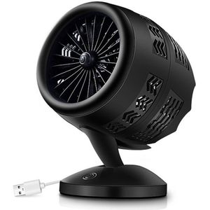 Usb Dubbele Blad Turbo Mini Ventilator Creatieve Schattige Mini Ventilator 2-Blad Fan Koelventilator Voor Kantoor Voor Thuis voor Auto Gebruik