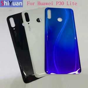 Behuizing Case Back Glas Batterij Cover Achterdeur Panel Voor Huawei P30 Lite Back Glass Cover Vervanging