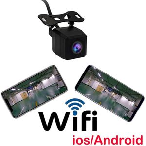 Draadloze Auto Achteruitrijcamera Wifi Auto Achteruitrijcamera Voertuig Dash Cam Voor Alle Voertuigen