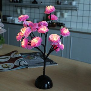 15 Led Desktop Decoratie Tafellamp Bloem Stijl Batterij Aangedreven Tree Lamp Kerst Fairy Woonkamer Slaapkamer Bureaulamp