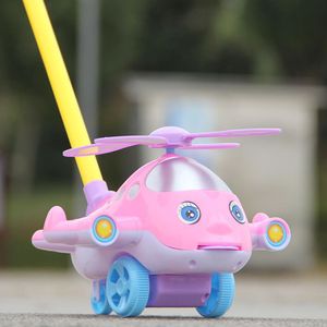 Baby Peuter Wandelaar Winkelwagen Cartoon Vliegtuigen Kraam Speelgoed Kinderen Speelgoed Loopstoeltje Kinderwagen